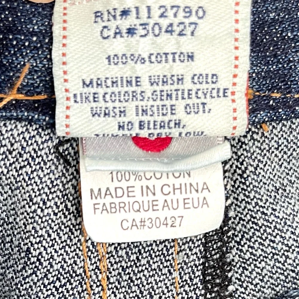 True‎ Religion Joey Jeans Men’s 38 Blue Relaxed Straight Leg Distressed Denim